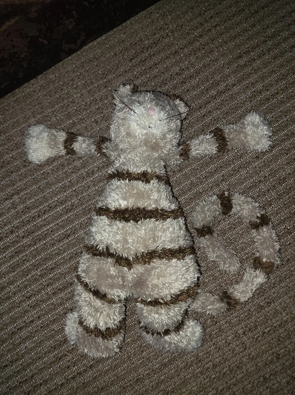 Jelly Cat Rare Vintage Bunglie Cat Long Tail Striped Kitty